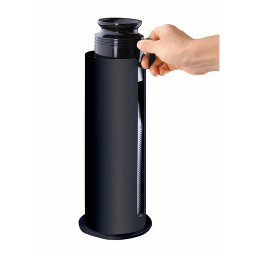 Dixie Japan Insert Cup Dispenser, Black