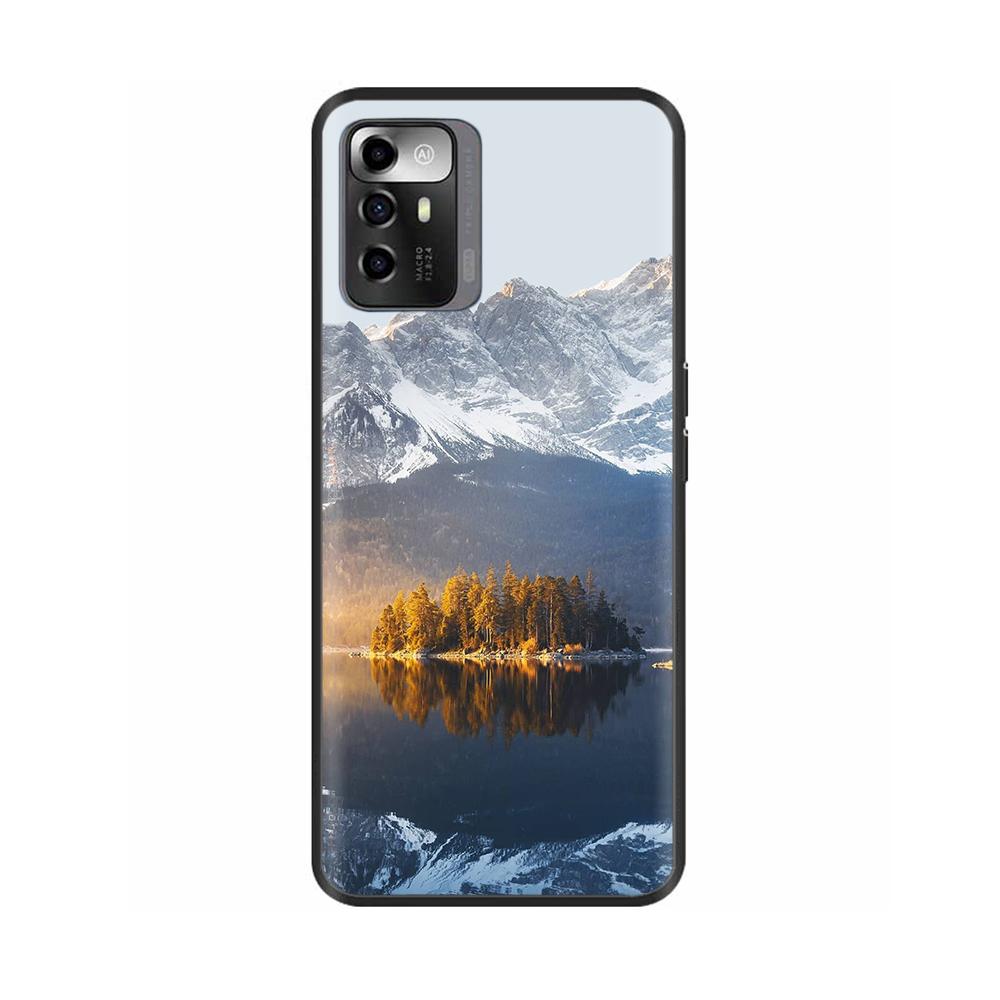 Case For ZTE Blade A72 Heart Butterfly Full Protection Soft Liquid Silicon Cover For ZTE Blade A72 5G Cases For ZTE Blade A72 4G