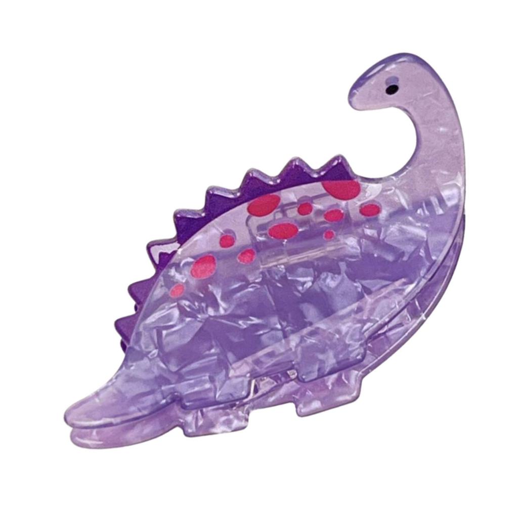 Cartoon Dinosaur Hair Clip Unique Hairpin Funny Acrylic Hairpieces Friendly Hair Decoration for Fashion Enthusiast