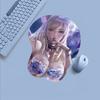 Мягкий держатель для миски, двухмерный 3D силиконовый коврик для мыши на запястье, персональный мультяшный аниме-подставка для руки