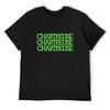 Футболка цвета Chartreuse Chartreuse таможня летние топы одежда для мужчин