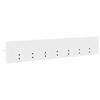 Wall Mounted Nightstand White 100 x 10.5 x 18 cm Engineered Wood