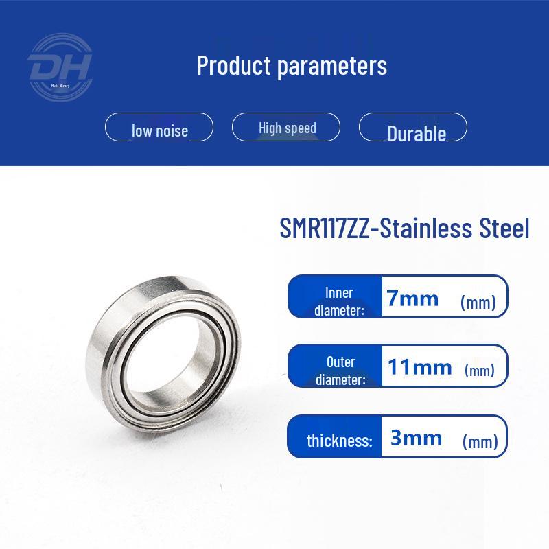 Rust-Proof Stainless Steel Miniature Pulley with Deep Groove Ball Bearing - Anti-Corrosion Gyroscope Ornament Accessory