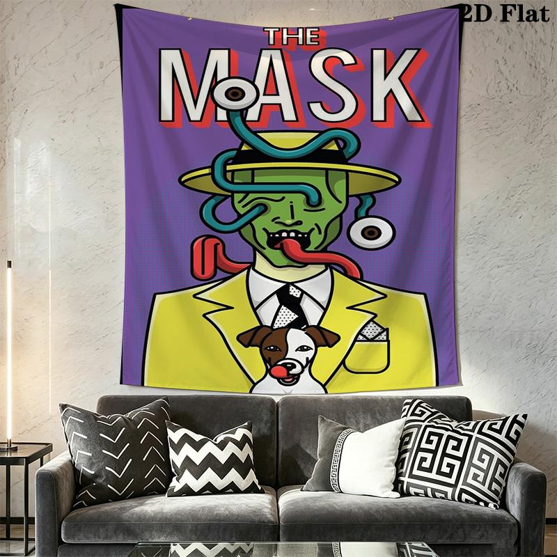 The Mask Pattern Home Decor Tapestry, Wall Hanging, Decorative RV Wall Cloth.SGT0917109