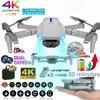 2023 New E88 RC Mini Drone 4K Wide Angle Single/Dual Camera Optical Flow Positioning WiFi FPV Helicopter Foldable Selfie Quadcopter Toy Gift