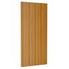 Roof Panel 12 Pcs Natural 100 x 45 cm Galvanized Steel