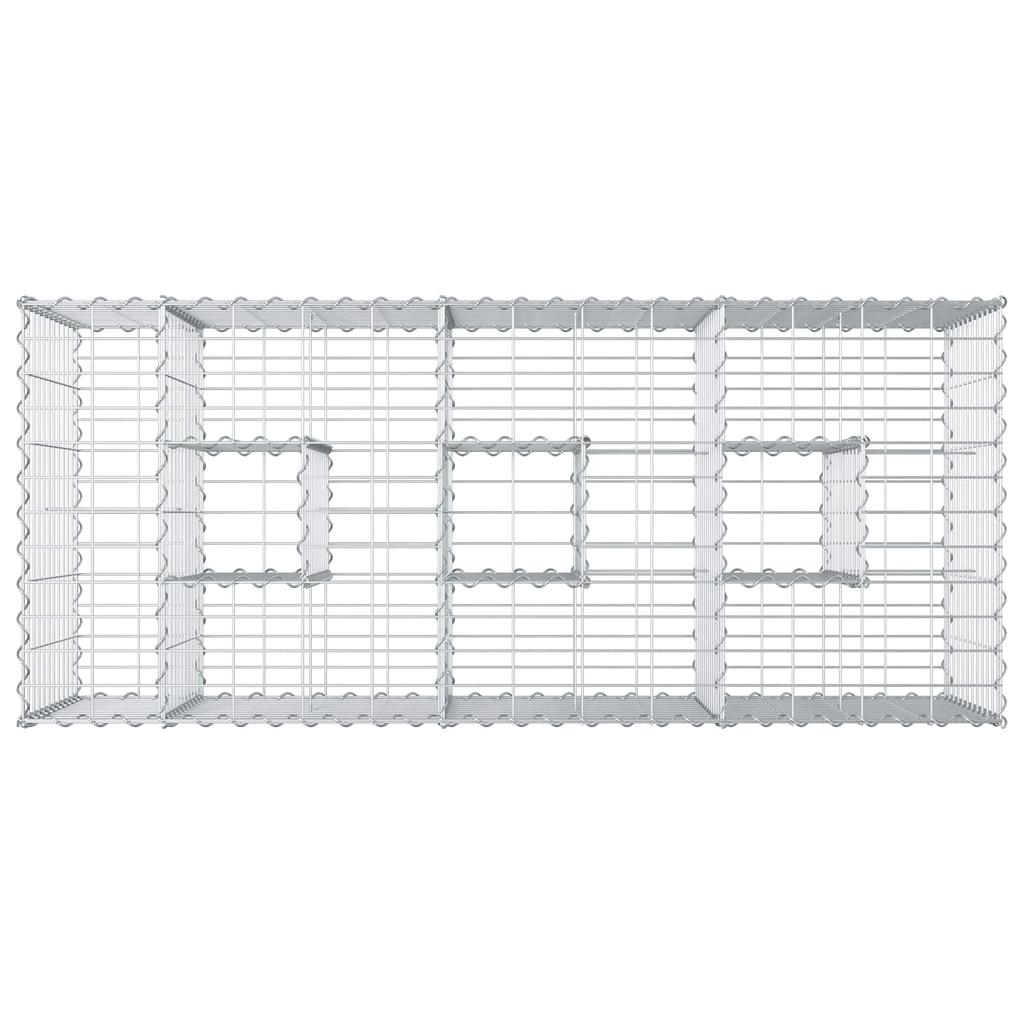 Gabion Raised Bed Silver