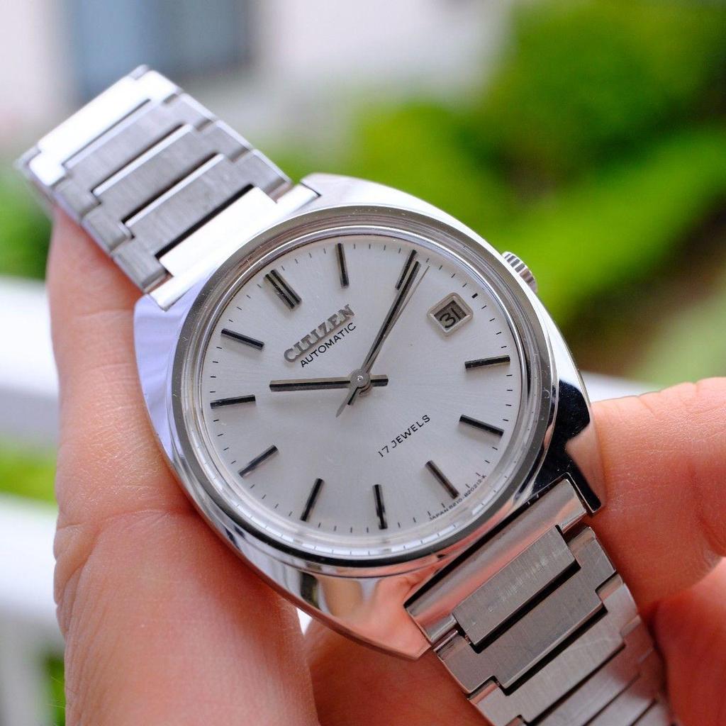 Used CITIZEN Automatic Men's Watch 4-601181 Working Beautiful Condition