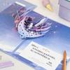 1 шт. 3D 3D 3D поздравительная открытка складывающаяся DIY подарок на день рождения креативная благодарность Звездная река Япония Корея открытка красивая открытка
