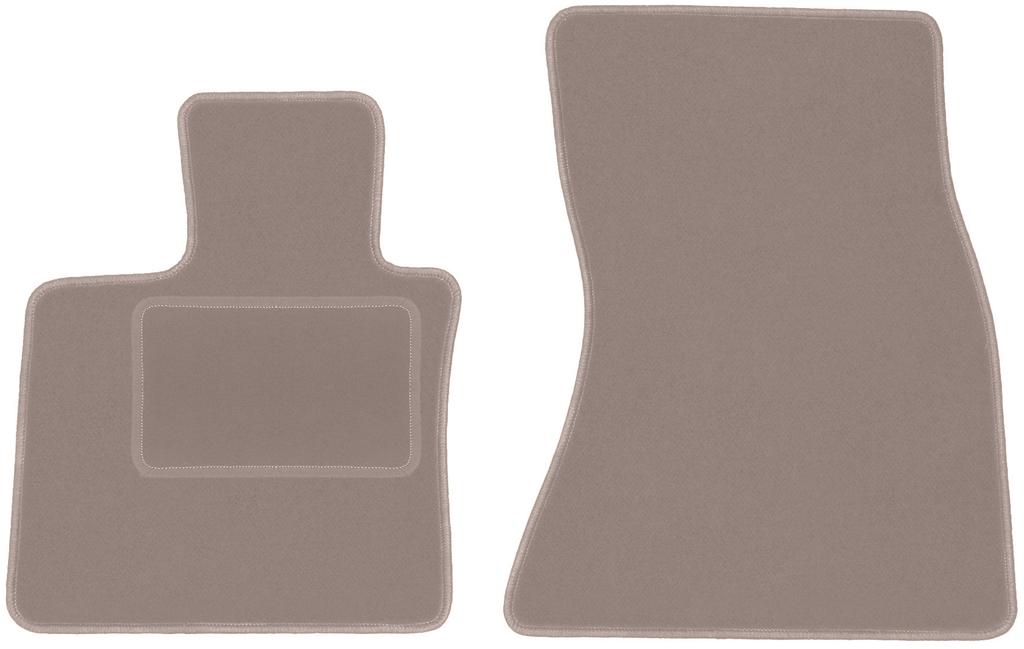 Бежевые передние коврики для: BMW X6 F16 Внедорожник (2014-)