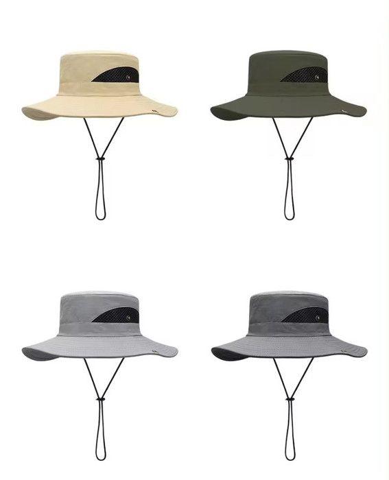 Chapeau pour homme femme anti uv de randonnée - Couleur Beige