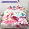3pcs Magic Sweethear (4) Design Cover Set - HD Printed Bedding with 1 Cover and 2 Pillowcases - Perfect for Home and Dorm Decor