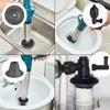 Sewer Pipe Unblocker Air Drain Blaster for Bath Toilets Bathroom Kitchen Cleaning Tool Toilet Plunger High Pressure Drain Plunger Dredge Clog Remover
