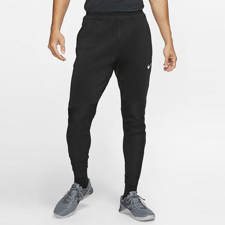 Nike Knitted Sweatpants Men's Black Moderate Slim Fit Pants BV5516-010