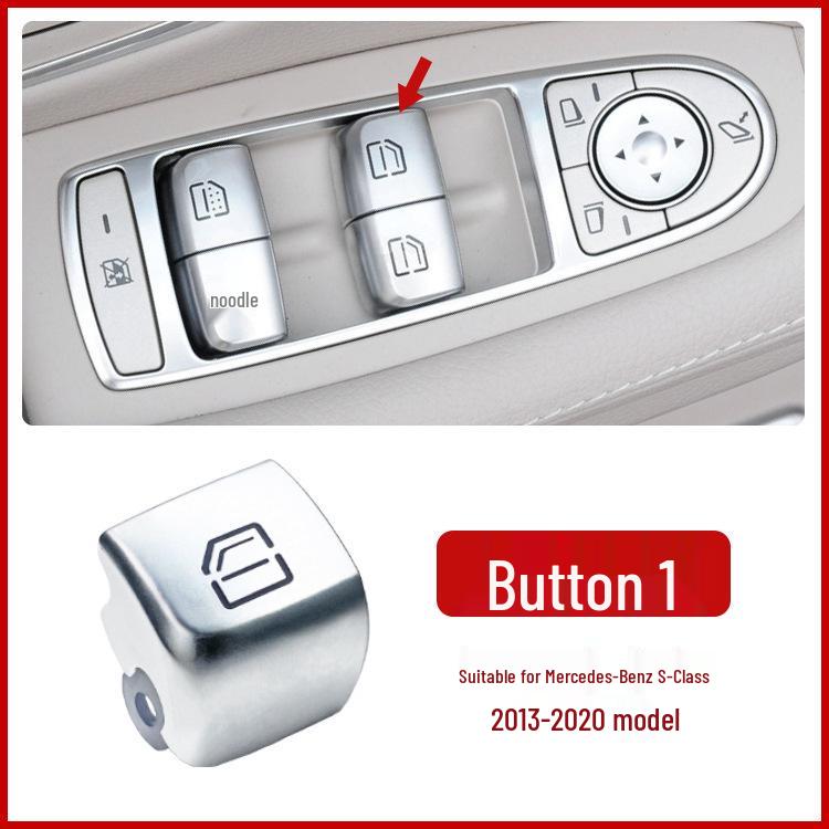 Compatible Switch Button for Mercedes-Benz Maybach S-Class W222 Window Glass Lifter (Part 2229056800)