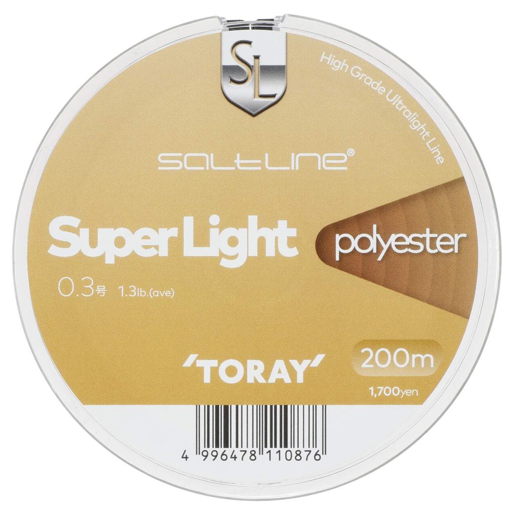 TORAY Леска для соленой воды Super Light Polyester Нет. 0,3 (1,3 фунта)