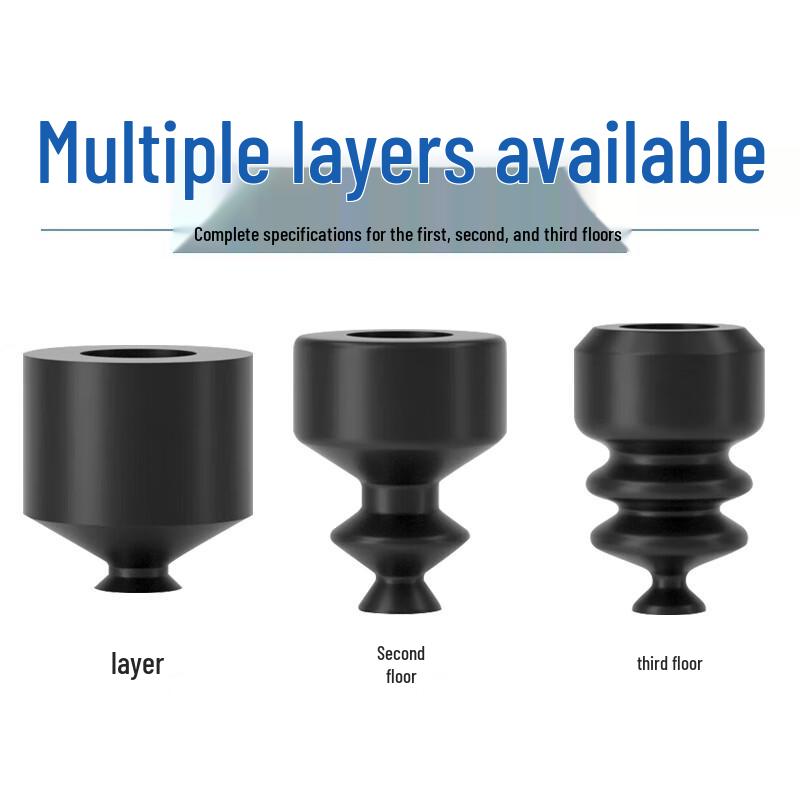 VOSTE DP Series Double-Layer Silicone Suction Cup