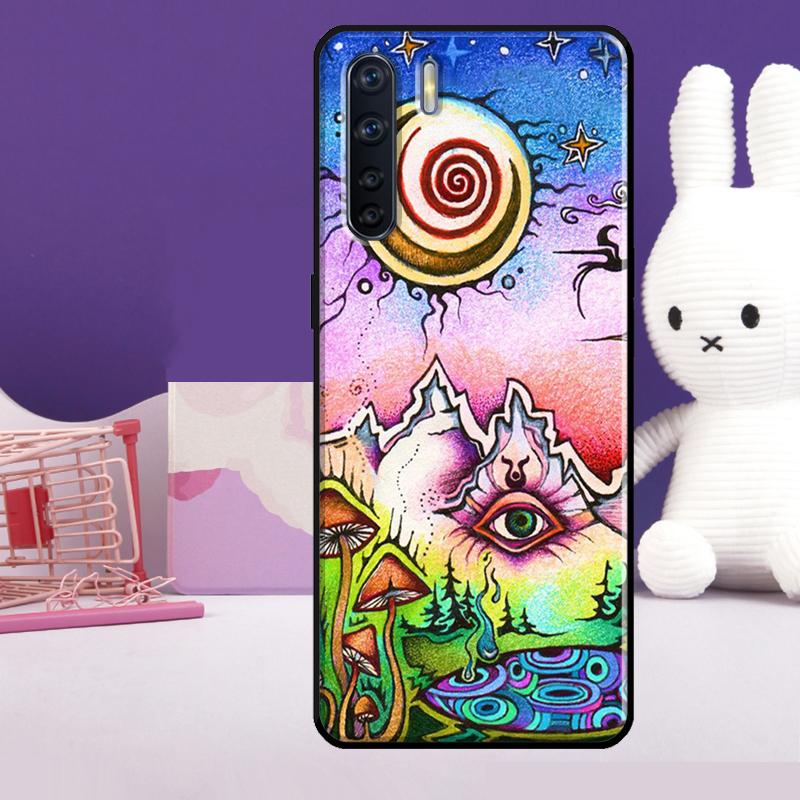 Hippy Hippie Psychedelic Art Case For Oppo A60 A80 A40 A77 A57 A17 A74 A54 A94 A78 A98 A18 A38 A58 A96 A76 A16 A15 A5 Pro