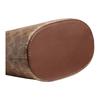 COACH Bleecker 21 Detachable Zipper Bag Artificial Leather Bucket Bag Shoulder Crossbody Bag Small Women's Brown