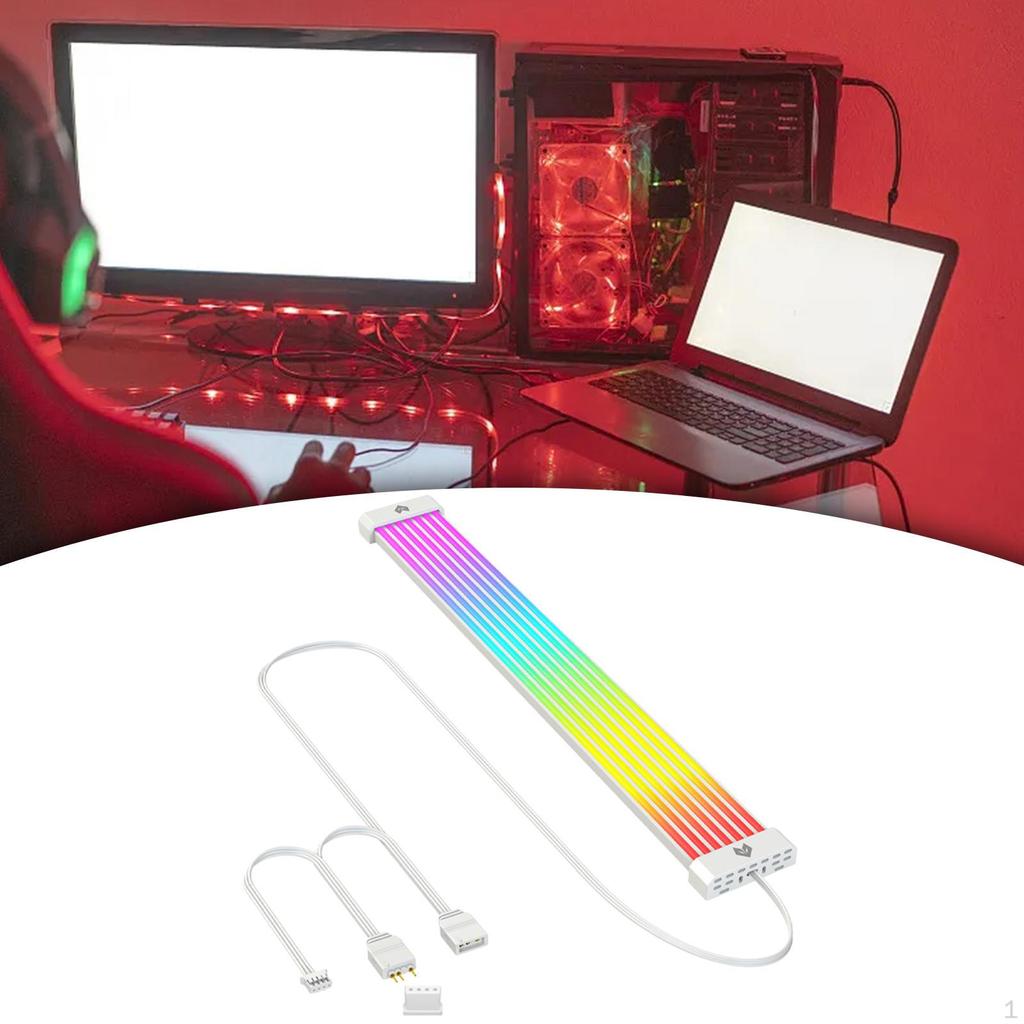 Удлинительный кабель питания RGB для ПК с магнитным креплением Гибкая светодиодная лента