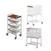 Detachable Storage Trolley on Wheels Serving As A Side Table in Dorm Or Bathroom