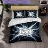 Derby County Football 3 Piece Bedding Set Soft Duvet Cover Set with Pillowcases Printed Bedroom Decor Set for Home