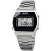 Casio Vintage Series B640WD-1AV Digital Watch Unisex Silver Stainless Steel Band