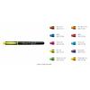 Tombow Pencil Highlighter Fluorescent Coat Twin Type (Strong Nib! Polymer Coated Core) 10 Colors WA-TC10C