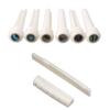 Ivory Acoustic Guitar Bridge Pin Set with Tailpiece Tremolo String Bone Saddle Nut for Guitarists