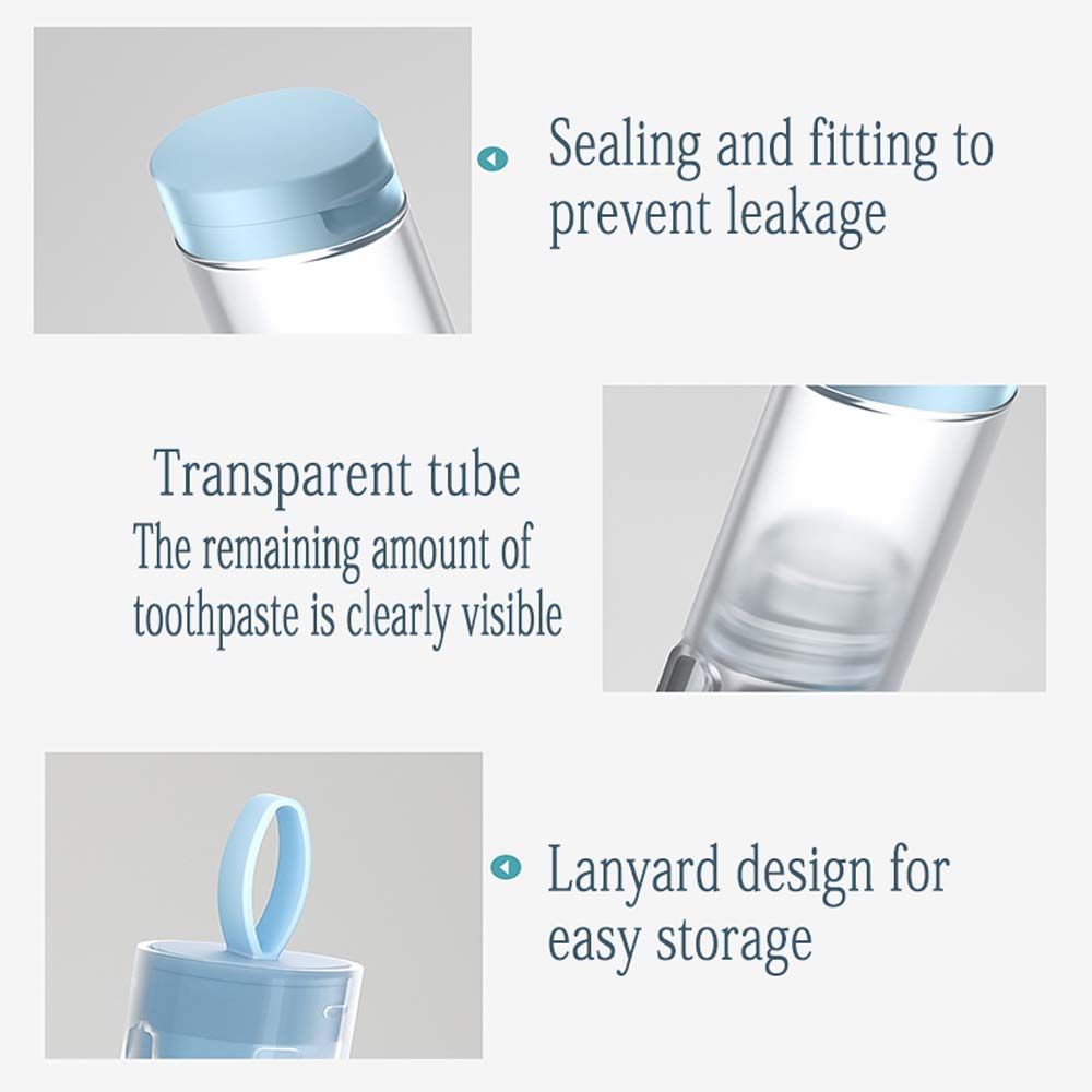 Creative Camping Plastic Toothpaste Storage Kit Toothbrush Set Folding Toothbrush Tooth Clean Tools