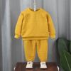 Baby Warm Sets Spring Autumn Trendy Suit Boys Girls Sweatshirt Outfit Kids Cotton Top Casual Sports Pants