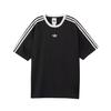 adidas Originals Adicolor FW25 Жаккардовый трикотаж Свободный крой В полоску Круглый вырез Короткий рукав Футболка Мужские Топы KD5830