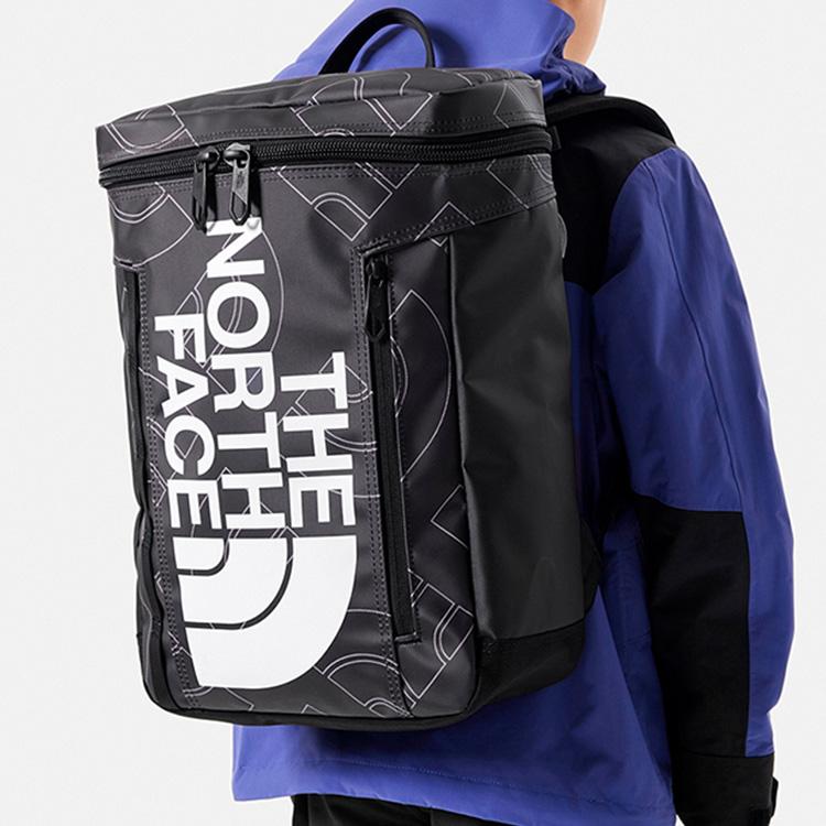 The North Face 19L Letter Logo Large Capacity Outdoor Bag Unisex Backpack Black NF0A873WOVV