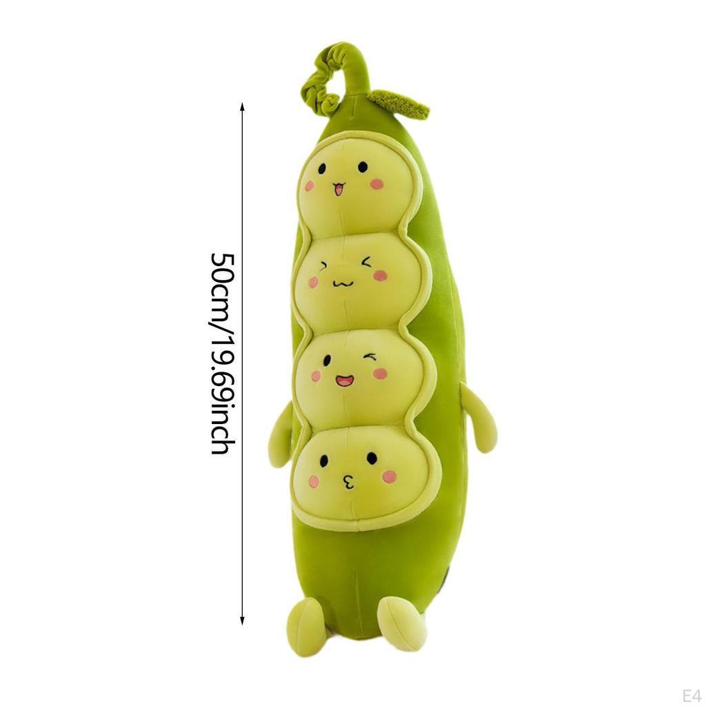 Коллекционная плюшевая игрушка-кукла «Горошина», подушка длиной 50 см для детской комнаты