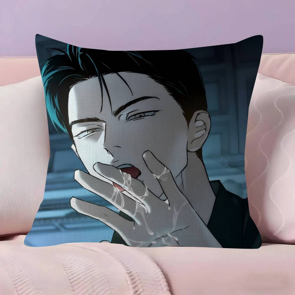 Anime L-Lightsaber Bl Manhwa Cushion Cover 30X50 Polyester Sofa Cushions Decorative Throw Pillows Home Decoration Pillowcover