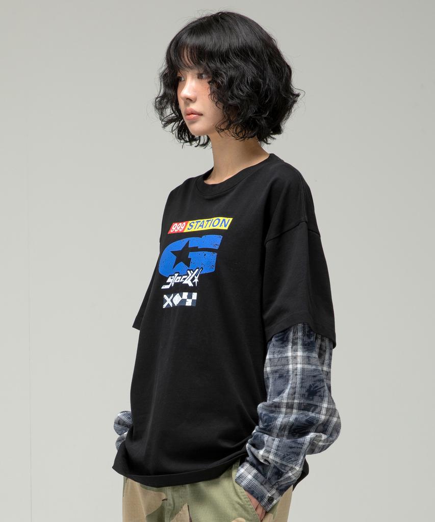 GLACK Gt136 Shirt Layering T-Shirt (Black)