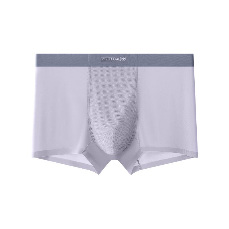 Ультратонкие антибактериальные трусы-боксеры Ice Silk для мужчин — классные, дышащие, бесшовные сетчатые шорты