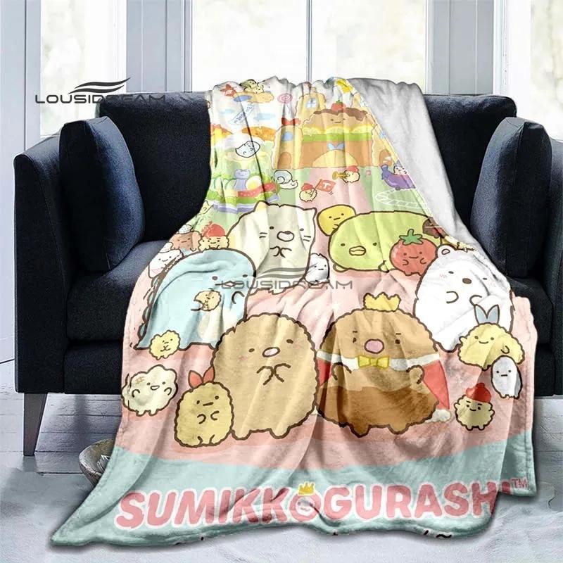 Плед Sumikko gurashi Милый Мультяшный Домашний Декор Спальня Гостиная Диван Уютные Пледы для Кроватей