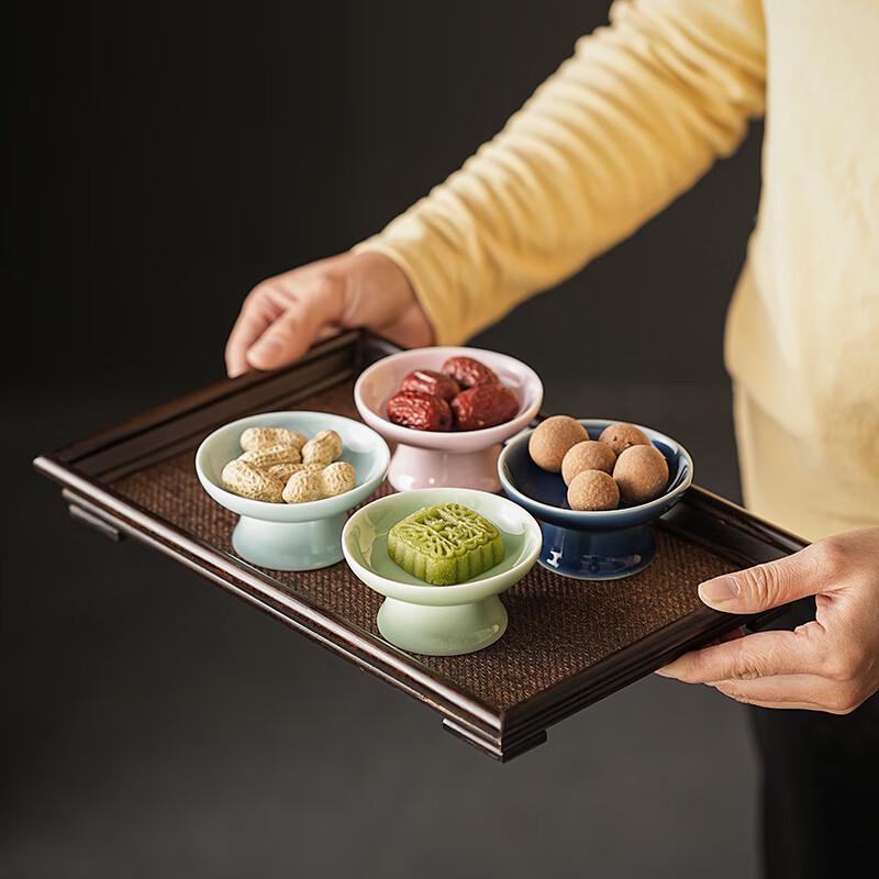 Чжуан Лу Хуа Пин Китайская керамическая тарелка для фруктов и закусок