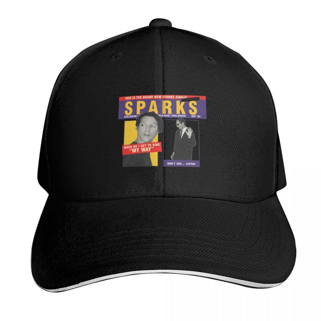 SPARKS WHEN DO I GET TO SING MY WAY Baseball Cap Luxury Brand fishing hat Ball Cap hiking hat Unisexs Hats Womens