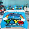 Adventure With Mateo The Little Bus 3PCS Bedding set,Ideal for 1pc Duvet Cover And 2pcs Pillowcases Perfect for Fan gift,Ideal for Bedroom, Dormitory