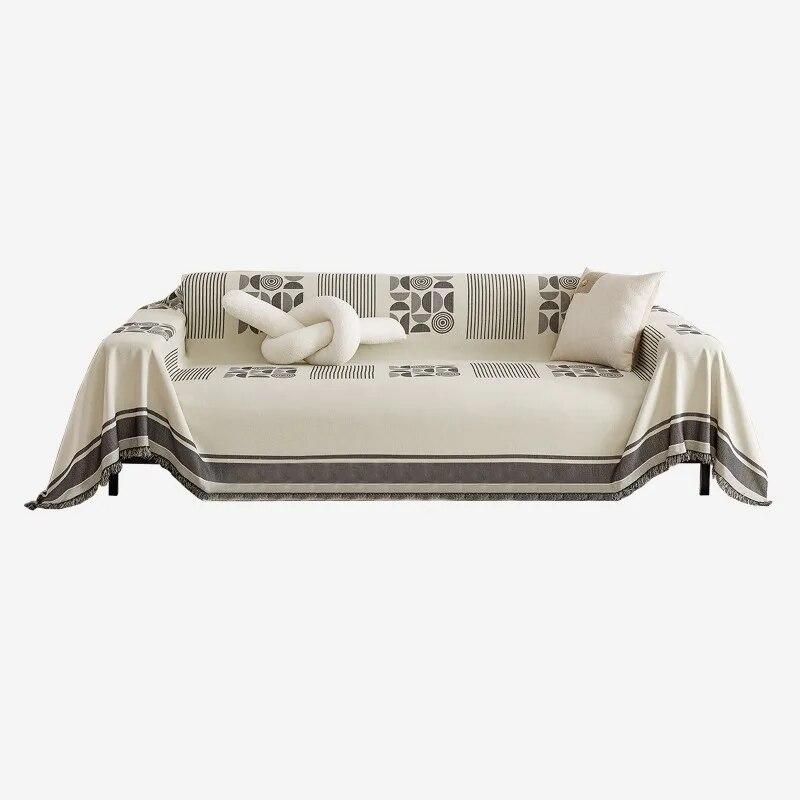 Квадратный тканевый чехол для дивана «все включено», универсальный пылезащитный всесезонный пододеяльник