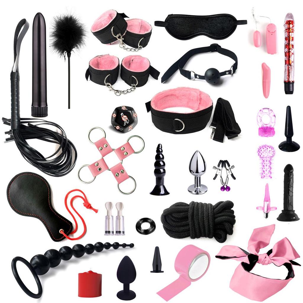 BDSM Accessory Set: Cross-Border Adult Collection with Anal Plug and Sex Toys