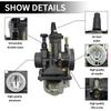 Motocross Modified Parts For Mikuni Carburetor PWK 21 24 26 28 30 32 34mm Motorcycle Flat Curtain Carb Moped Dirt Pit Bike
