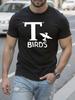Винтажная футболка 1950-х годов T-Birds Greaser - Черная Ретро Фильм ...