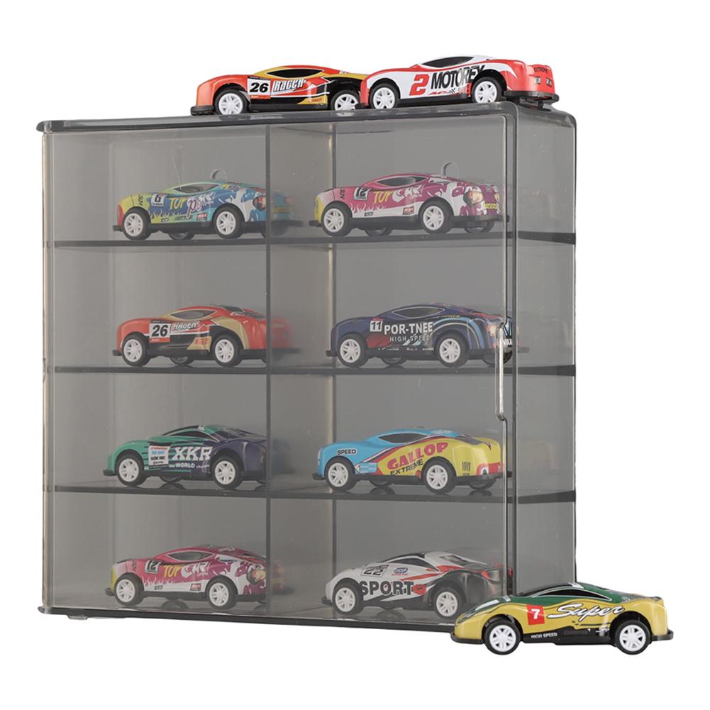 1:64 для Hot Wheels Display Box Car Model Toy Cabinet Rack для Hot Wheels Cars Diecast Storage Acrylic Pelproof Display Box