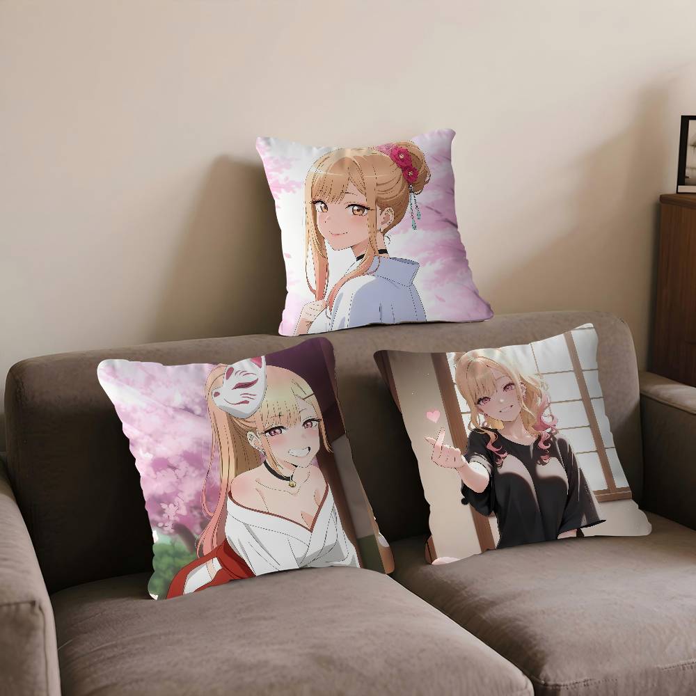 Marin Kitagawa Cushion Cover Pillowcase Upholstery Sofa Throw Pillow Home Decor Pillowcas