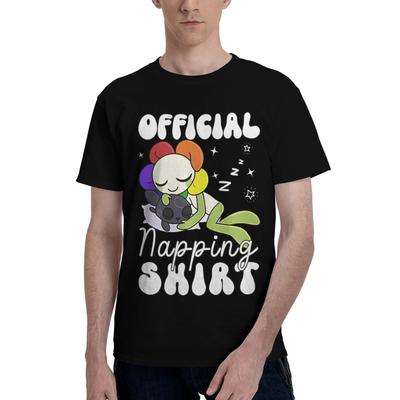 Мужчины Женщины Dandys World Накидки Футболки Мультяшные 100% Хлопок Одежда Повседневные Футболки с Коротким Рукавом с Круглым Вырезом Классические Футболки