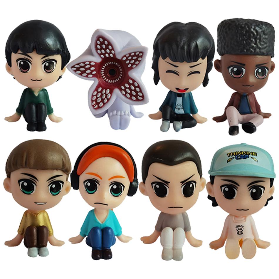 Новый набор из 8 фигурок персонажей сериала «Одиннадцать» (Уилл Байерс) из фильма «Очень странный случай». Милые коллекционные игрушки, модели для дня рождения, подарки.