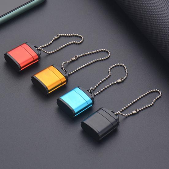 Высокоскоростной USB кардридер Портативный многослотовый адаптер для карт TF/SD, Plug-and-Play Быстрая передача данных Кардридер для телефона компьютера колонки